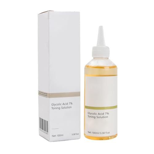 Glycolic Acid 7% Toning Resurfacing Solution, Glycolic Acid Serum 100ML, Glykolsäure Peeling 7%-ige -Lösung, Feuchtigkeitsspendendes Hautpflegeserum für Hautunreinheiten und Akne
