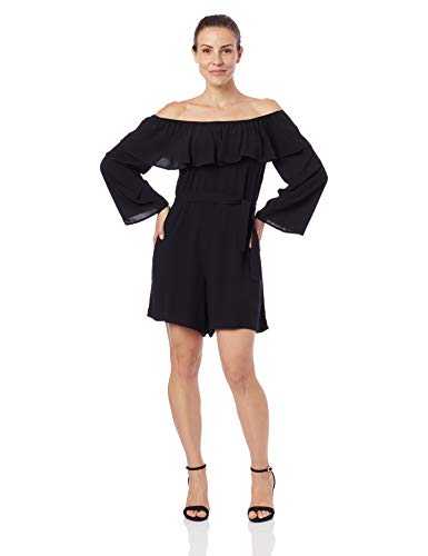 Vestido Casual Macaquinho, Mercatto, Feminino, Preto, P