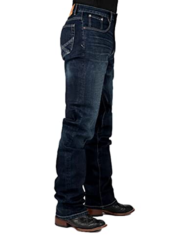 Stetson Western Denim Jeans Mens 38 x 34 Blue 11-004-1521-2000 BU2