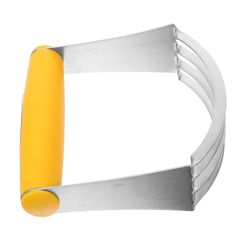 SOESFOUFU Pastry Dough Scraper Dough Metal Cutter Baking Flour Mixing Tool Stainless Steel