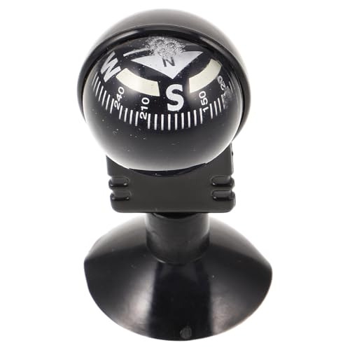 Brújula de bola para tablero de auto con ventosa plegable miniatura 1