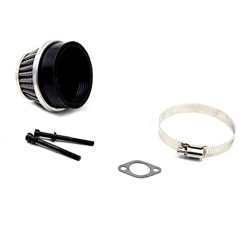 FLMLF Air Filter Set for 1/5 RC Hpi Baja Rovan King Motor 5B 5T 5SC Losi 5ive T FG GoPed (Gray Metal)