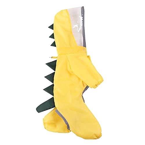 RT-COLOR Abrigo ligero con capucha para perros, chaqueta transpirable, impermeable, rendimiento de cuatro patas, para mascotas, cachorros, perros, chubasquero impermeable Cover