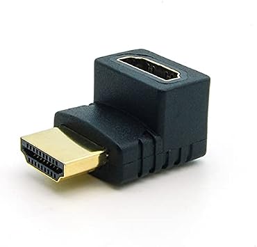 HDMI M/F 90 Degree Adapter Gold Plated