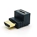 Cable Central LLC (5 Pack HDMI M/F 90 Degree Adapter Gold Plated