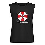 umbrella tops online Collar Style: Classic Men\'s Vest Tank Men\'s Umbrella Corporation - Gift Zombie Horror Sc-Fi Movie Film Top Men\'s Sleeveless T Shirt Casual Tops Clothing Black M