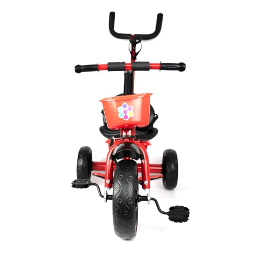 TRICICLO INFANTIL PASSEIO PEDAL 2 EM 1 CESTO MEGA COMPRAS