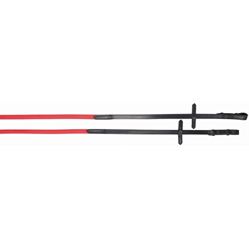 T · de · T – Riendas Biotack y piel, rojo, 16 mm