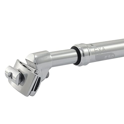 Kind Shock KS EXAForm KSP530 27.2mm x 400mm Suspension Seatpost, Silver, ST2545