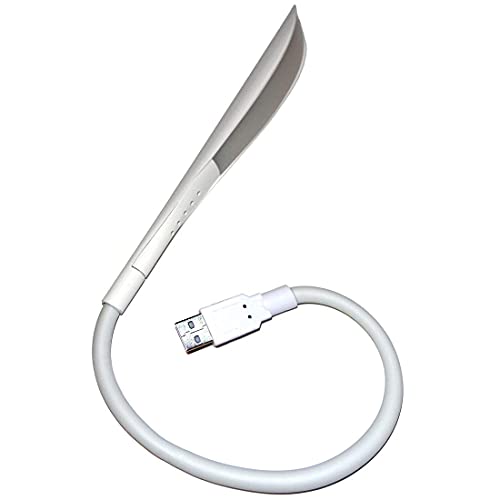 I2 Gear Usb Reading Lamp With 14 Leds With Flexible Gooseneck For Notebook Laptop, Desktop, Pc And Mac Computer + On/Off Setting (14 Led, White) #TOP1