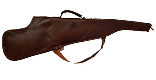 cazayaventura Bolsa. Funda en Cuero para Rifle montado con Visor 100 cm