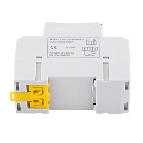 Interrupteur horaire programmable AHC15A 220V 16A avec écran LCD et 28 programmes - 7