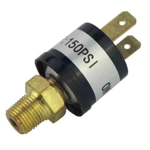 Interruptor de control de presión de aire 12V con válvula reguladora de 1/4" 3