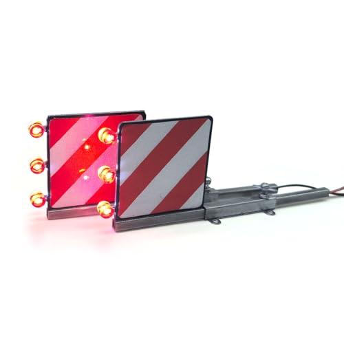Garde-boue arrière avec lampe LED 5V pour protéger le châssis du camion RC 1/14