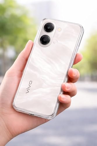 Image of COVERBLACK Flexible Rubber Case Back Cover Compatible for Vivo V2553 / Y21 /Vivo Y11 5G - Transparent