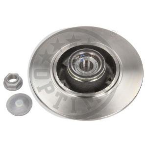 2x OPTIMAL Disco de freno Trasero Ø260mm Altura: 86,2mm Espesor: 8mm Cantidad de Taladros: 5/5 macizo 702976BS0 Compatible con RENAULT Megane 3 Grandtour KZ0/1 Clio 4 Hatchback BH GRAND Scénic 3 JZ0/1