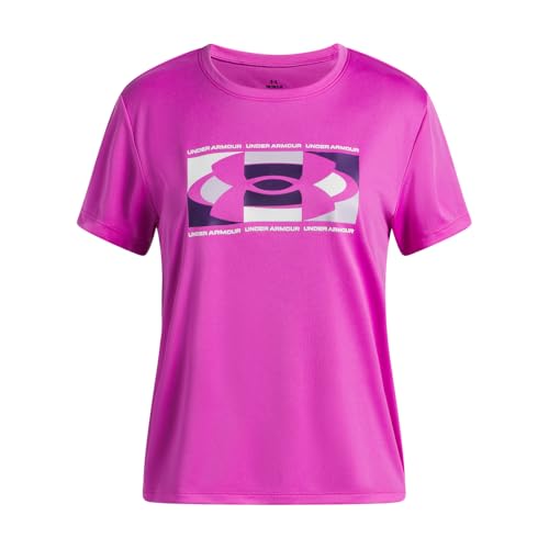 T-Shirt Under Armour Tech Fille Vêtement de Running Respirant Manches Courtes