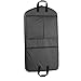 WallyBags Heavy Duty Travel Garment Bag with Pockets, Black, 40-inch