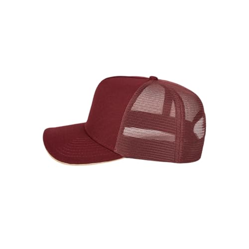 Boné Aba Curva Masculino Liso Trucker Redinha Telinha Diversas Cores MXC BRASIL (BR, Alfa, Único, Ve