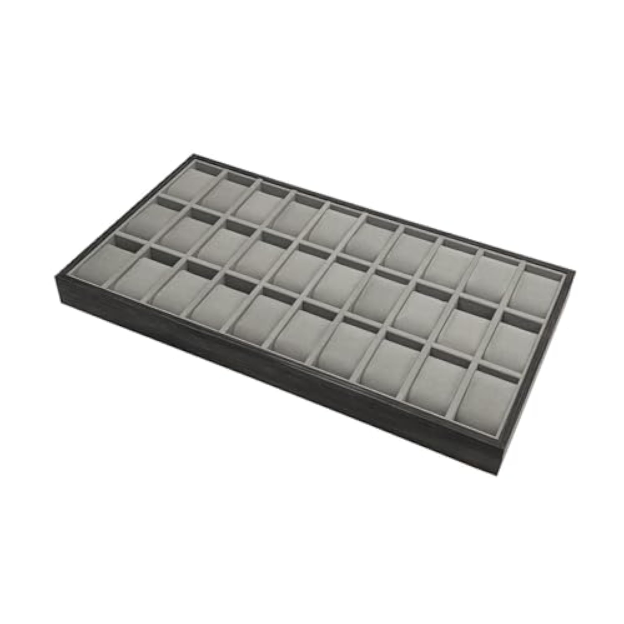 30-Slot Watch Display Box for Jewelry Storage