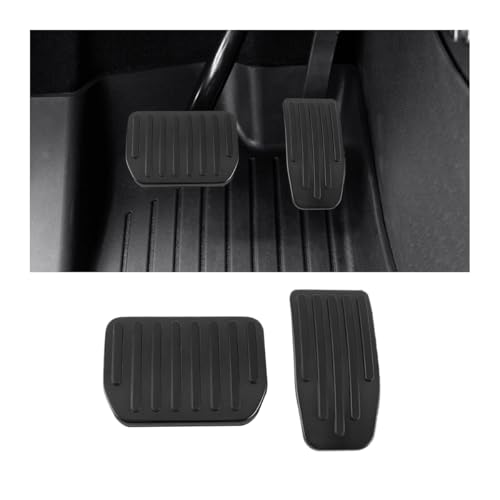 HZEL Car Foot Pedal Pads Set, 2PCS Aluminum Vehicle Accelerator Pedal Covers, Non Slip Performance...