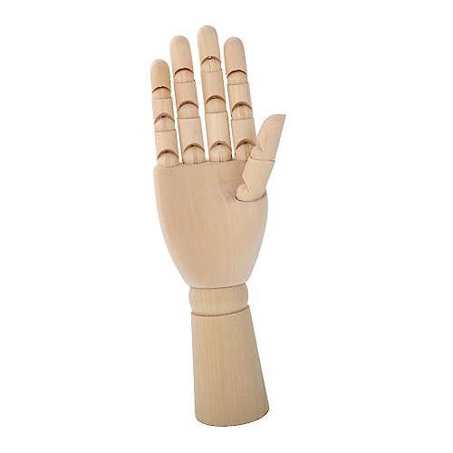 ULDIGI Professional Sketch Hand Model Wooden Hand Craft Rotating Joint for Art Practice