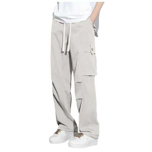 Pantalon de travail multipoches grande taille noir pour homme