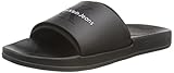 Muster: Uni Calvin Klein Jeans Herren Badeschuhe Slide Monogram Tpu Badelatschen, Schwarz (Black), 41