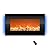 Northwest 80-BL31-2001 Electric Fireplace-Wall Mounted with 13 Backlight Colors, Adjustable Heat and Remote Control-31 inch, 31", Black
