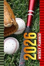 Infos Summary Ebook 2026 Weekly Planner: Hardcover / 6x9 Dated Diary With To Do List - Habit Tracker - Notes Section / Agenda Gift / Baseball Softball Sports Art Cover Full