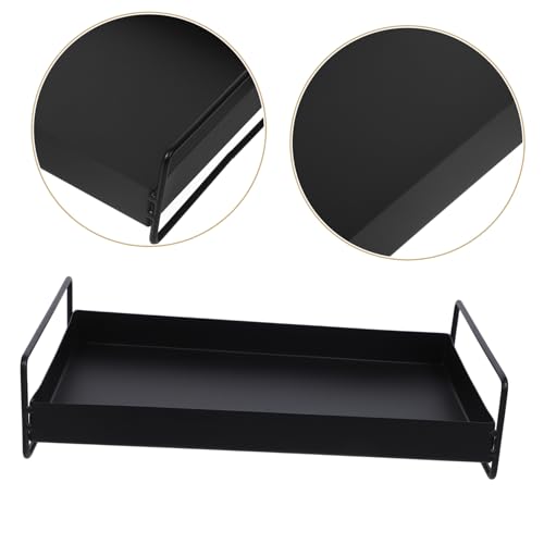 Plateau rectangulaire métal SECFOU avec poignées pour service de table - 6