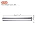 PATIKIL Relay Track Baton, Aluminum Alloy Tube Field Running Race Stick for Outdoor Athletics Sport Game Tool, Silver