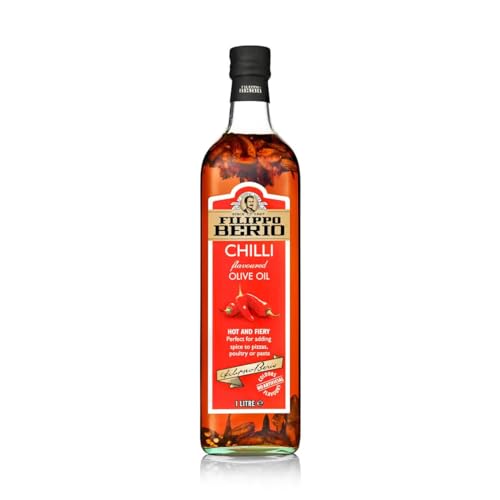 Filippo Berio Chilli Flavoured Extra Virgin Oil 1L, OLIVE, CHIILI