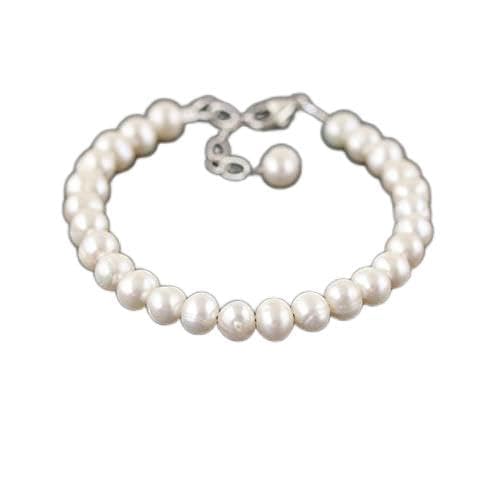 Bracelet perles d'eau douce 6mm, le cadeau idéal de 7 pouces