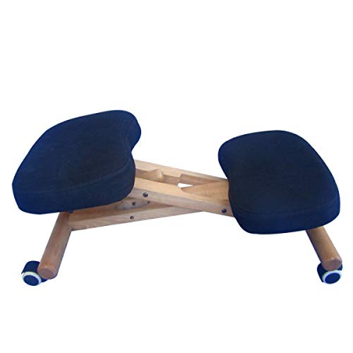 Autopeck Massage Comfort Ergonomic Wooden Kneeling Chair Posture Thick Cushion Seat With Height Adjustable Suitable For Home And Office #TOP2