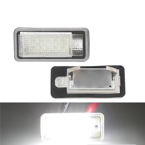 Piloto de matrícula contra fallos de ITV para Audi A4 S4 B7 pack de dos luces traseras 2