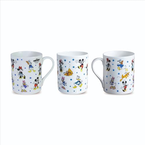 Image of Clay Craft - Official Disney Mugs : Mickey & Friends Print, Fine Ceramic Coffee Mug, 360 Ml |Cartoon Character Gift Mug for Kids & Adults | Microwave & Dishwasher Safe