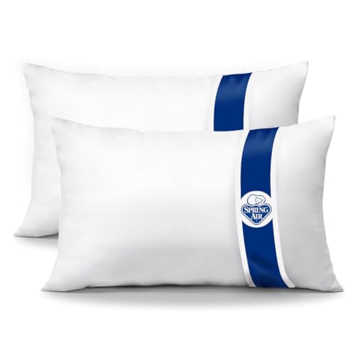 Opiniones y reviews de Spring Air Godiva , listamos los 10 mejores. 43 Spring Air Almohadas Handy Essential 2 Pack 520 g, hipoalergénica, antiácaros, Suave al Tacto. Relleno sustentable 100% Pet Reciclado. Comfort Duradero y ecológico.