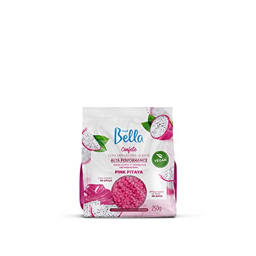 Depil Bella - Cera Depilatória Confete Vegana Pink Pitaya 250g