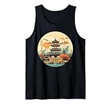 Coole buddhistische Gebetsstätte für japanische Gottesdienstliebhaber Tank Top