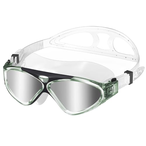Image of OutdoorMaster Swim Mask - Wide View Swimming Mask & Goggles Anti-fog Waterproof