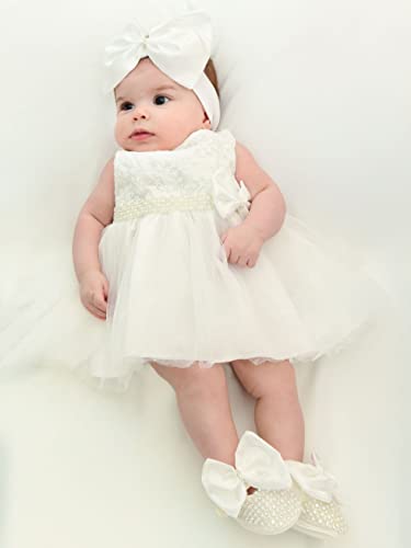 Lilax Baby Girl Lace Tulle Dress Pageant 3 Piece Party Outfit2