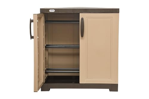 Image of Prima Viva 1 Plastic Cabinet for Shoe Storage, Shoe Rack, Chappal Stand Indoor & Outdoor, Shoes & Chappal Stand for Home.