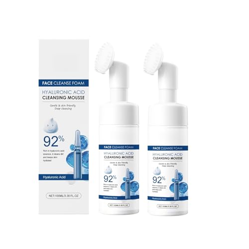 Mousse nettoyante hydratante douce visage et nutrition en profondeur
