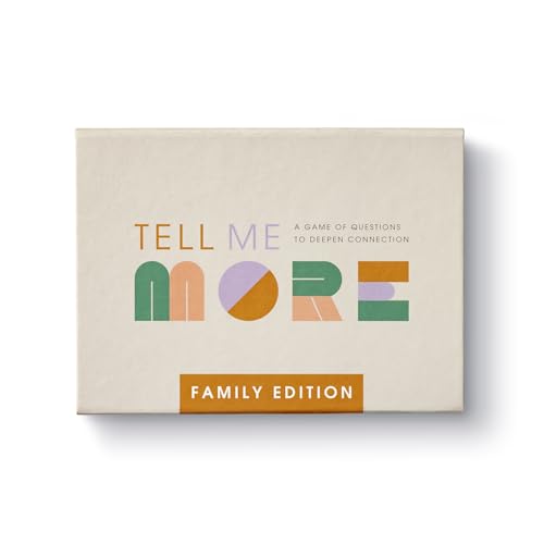 Tell Me More: Family Edition - A Family Conversation Starter Game of 52 Questions to Foster Communication and Deepen Connections by Compendium - Used condition - US$15.66