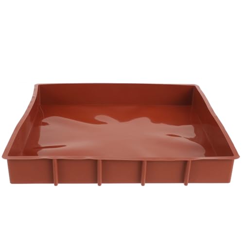 OSALADI Teglia Rettangolare in Silicone Antiaderente 26X30X26 CM per Dolci e Pane Stampo da Forno Resistente al Calore e al Congelatore Strumento per la Cottura Casalinga di Torte