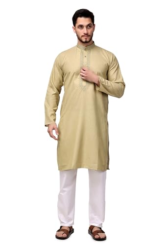 Image of Royal Kurta Men's Cotton Printed Kurta Pyjama