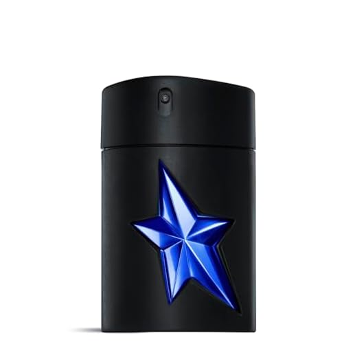 MUGLER A*Men Stellar Eau de Parfum, Perfume para Hombres, Fragancia Amaderada y Gourmand, Enriquecida con Acorde Cremoso de Pistacho, Sensual e Irresistiblemente Masculina, Recargable, 50 ml