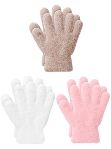 Image of EBOOT 3 Pairs Winter Kids Gloves Warm