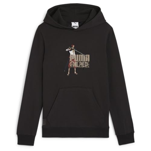 PUMA Kids Boys Op X Graphic Hoodie Athletic Outerwear Casual - Black